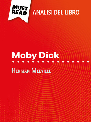 cover image of Moby Dick di Herman Melville (Analisi del libro)